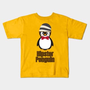 Hipster Penguin Kids T-Shirt